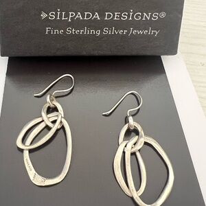 Silpada Sterling Silver 925 Loop Earrings